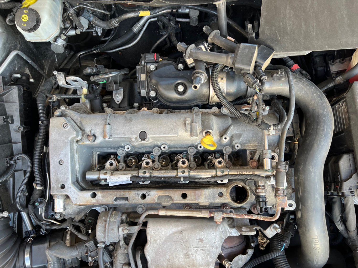 Vauxhall, Opel Insignia, Astra 1.6 SIDI A16XHT squealing noice, PCV valve, Camshaft seal noise fix.