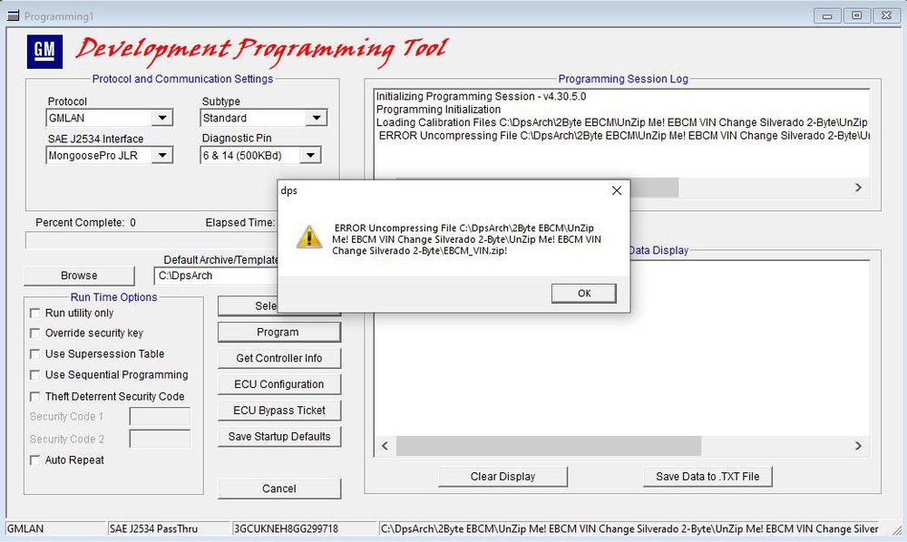 Unzip me error.JPG